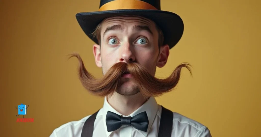 Clever Mustache Wordplay