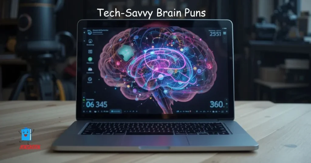 Tech Savvy Brain Puns