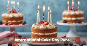 International Cake Day Puns
