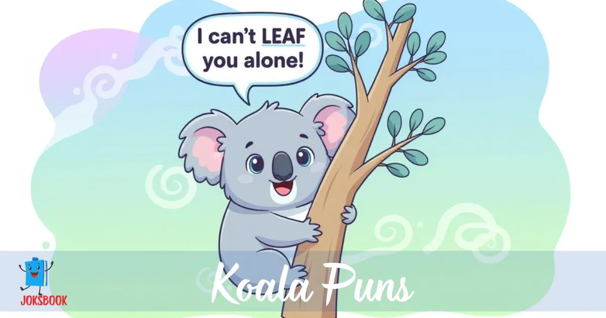 190+ Koala Puns That Are Cute, Funny, and Punbelievable — free download