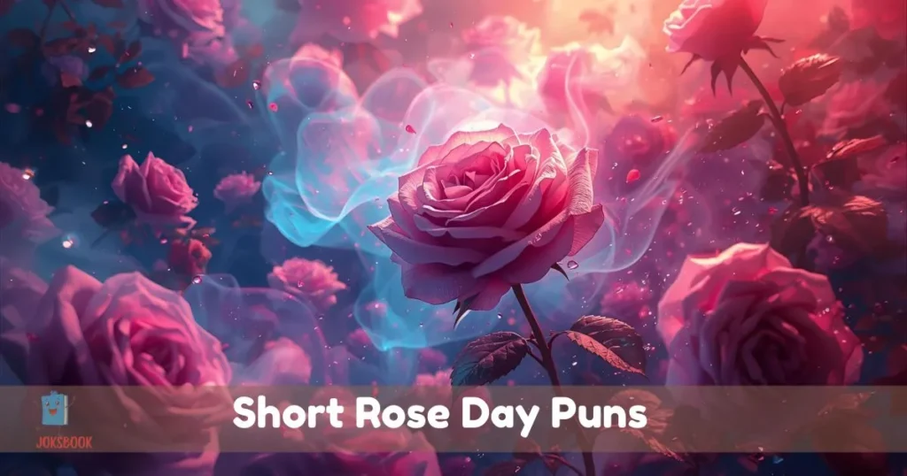 Short Rose Day Puns