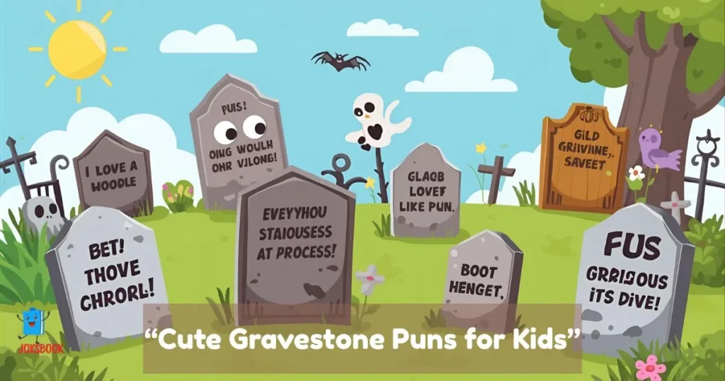 Cute Gravestone Puns for Kids