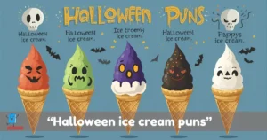 Halloween ice cream puns