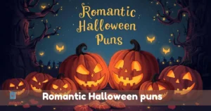 Romantic Halloween puns