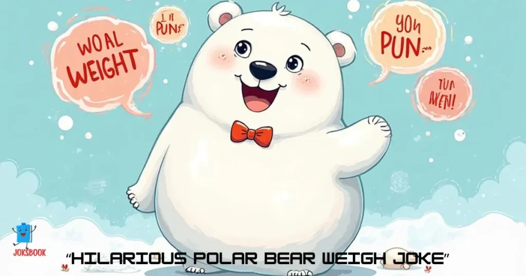 Hilarious Polar bear weigh joke