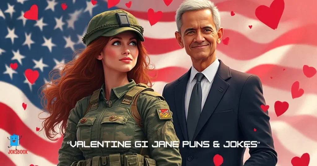 Valentine GI Jane Puns Jokes