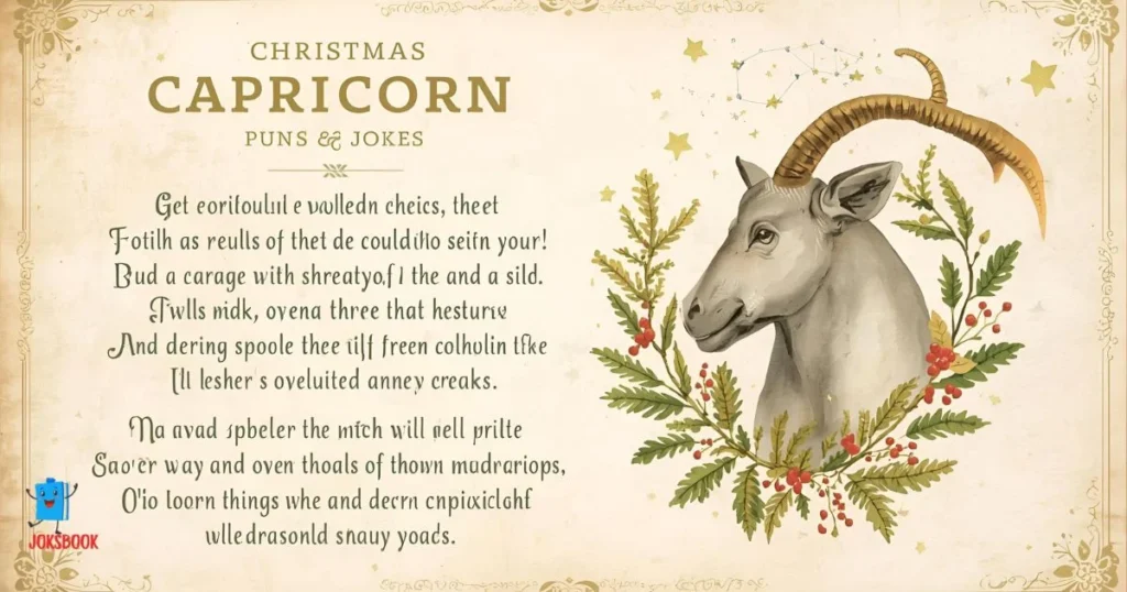Christmas Capricorn Puns And Jokes