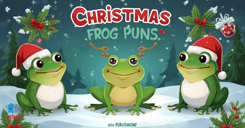Christmas Frog Puns