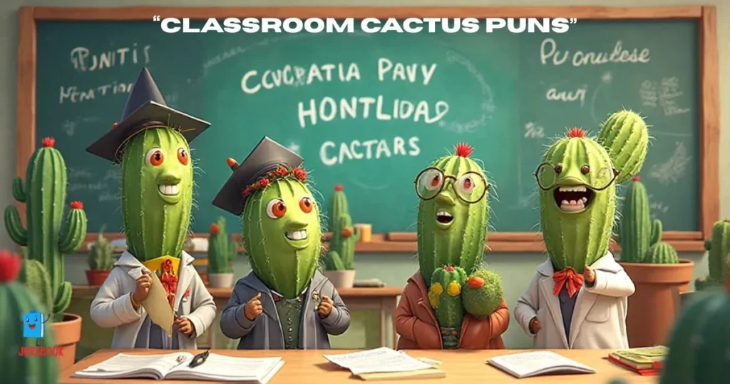 Classroom Cactus Puns
