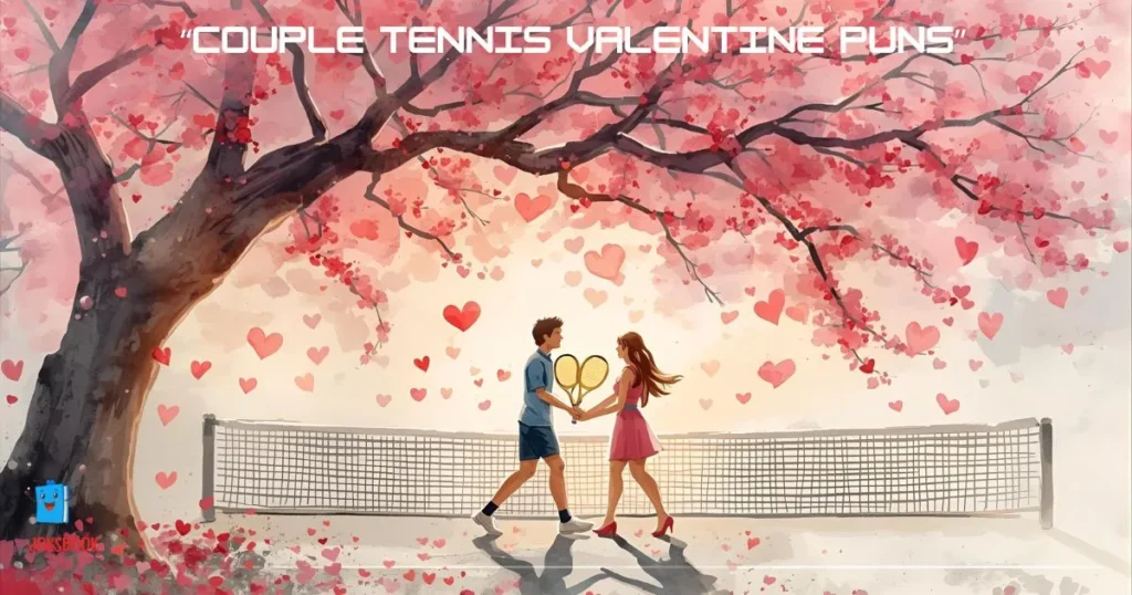 Couple Tennis Valentine Puns