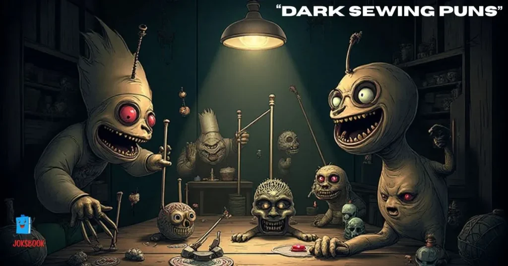 Dark Sewing Puns