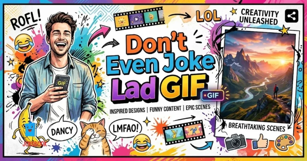 Dont Even Joke Lad Gif