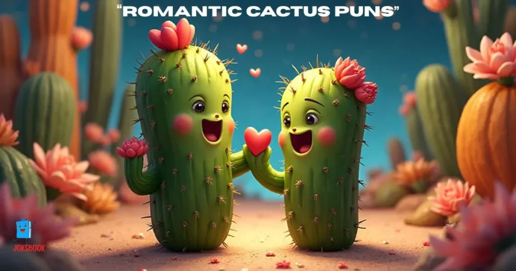 Romantic Cactus Puns