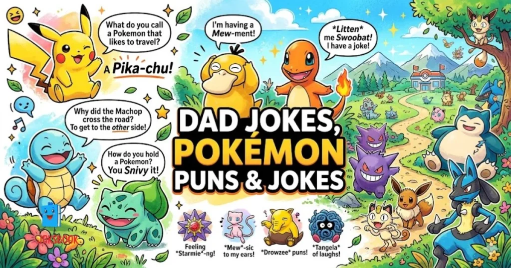 Dad Jokes Pokemon Puns And Jokes