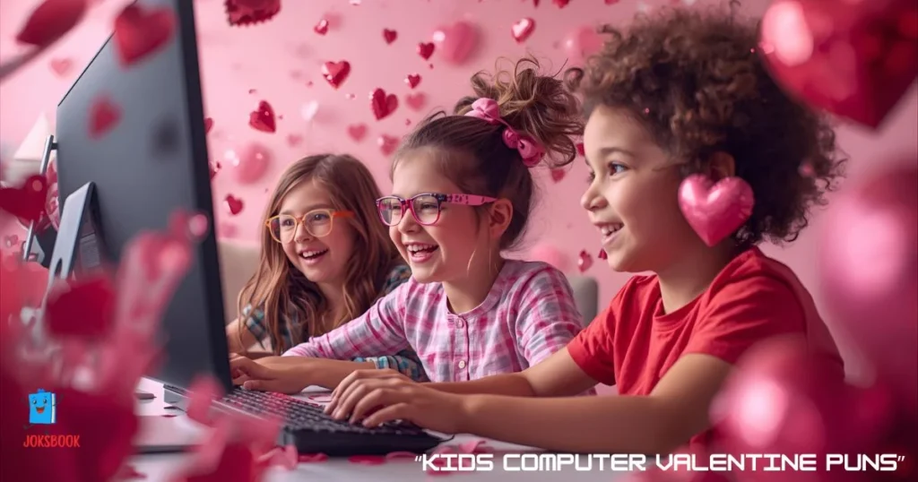 Kids Computer Valentine Puns