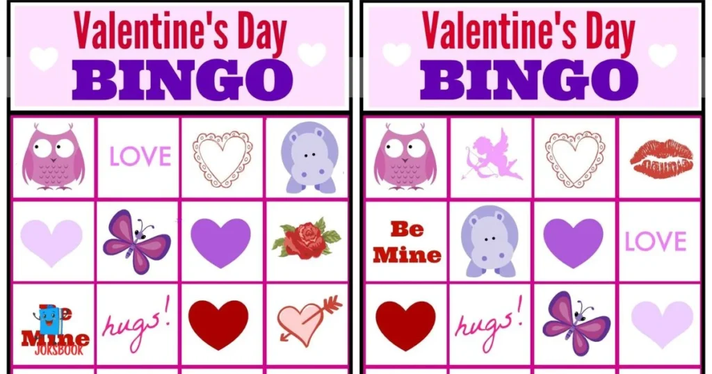 Valentines Day Bingo Puns And Jokes
