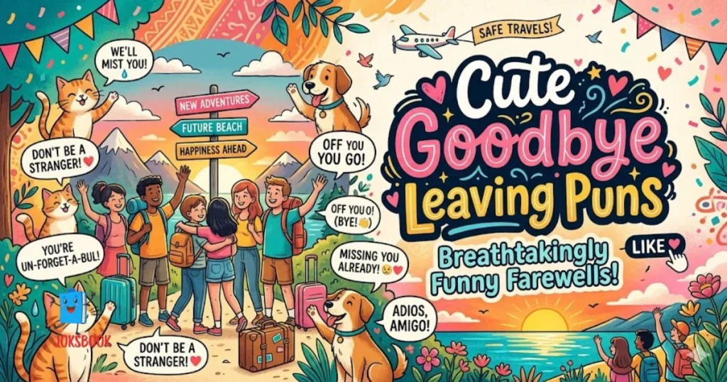 Cute Goodbye Leaving Puns