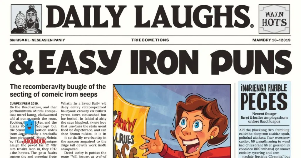 Daily Laughs And Easy Iron Puns