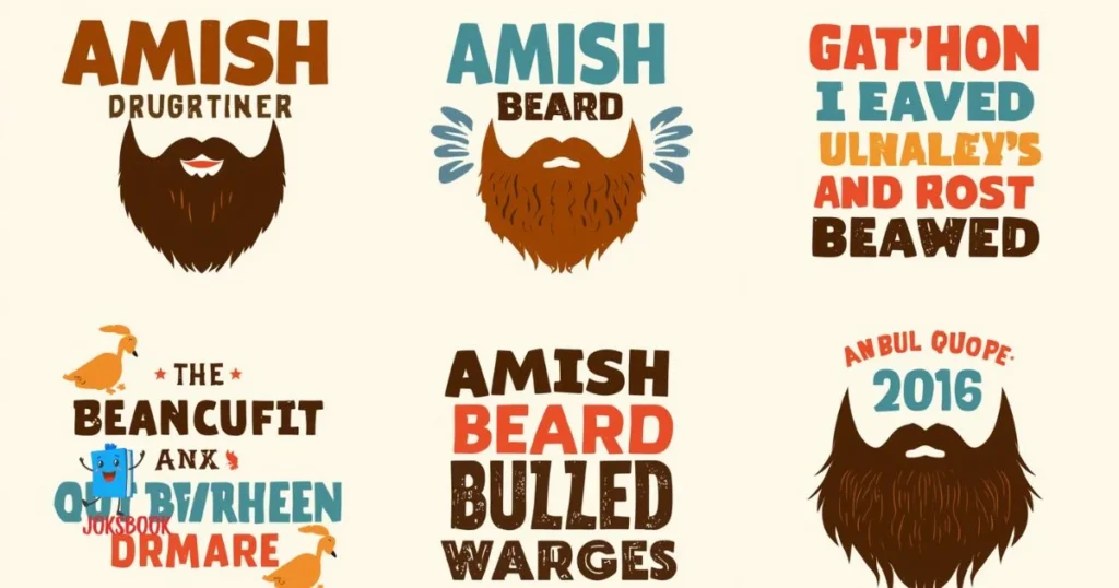 Funny Amish Beard Puns