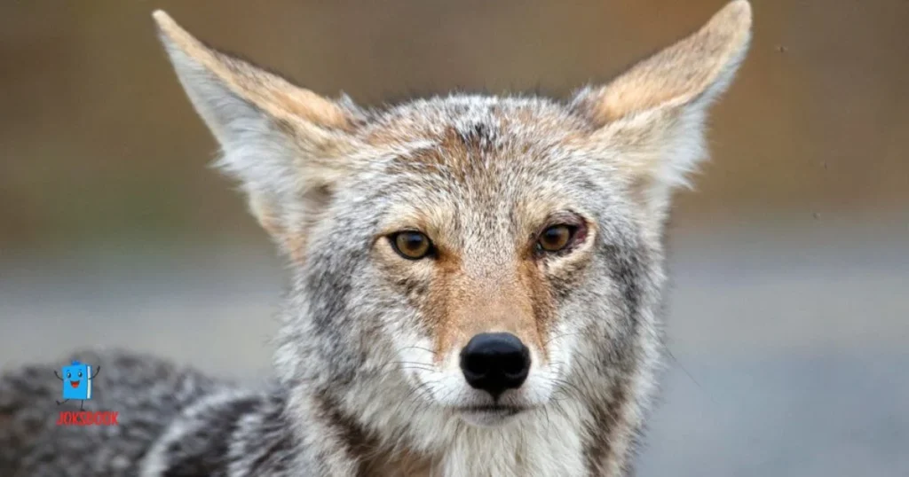 Nighttime And Mysterious Coyote