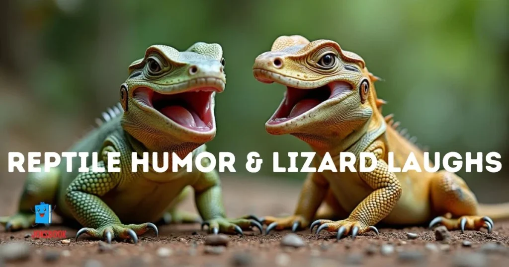 Reptile Humor And Lizard Laughs