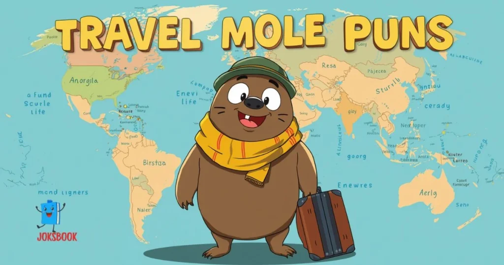 Travel Mole Puns