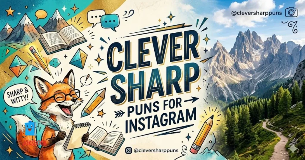 Clever Sharp Puns For Instagram