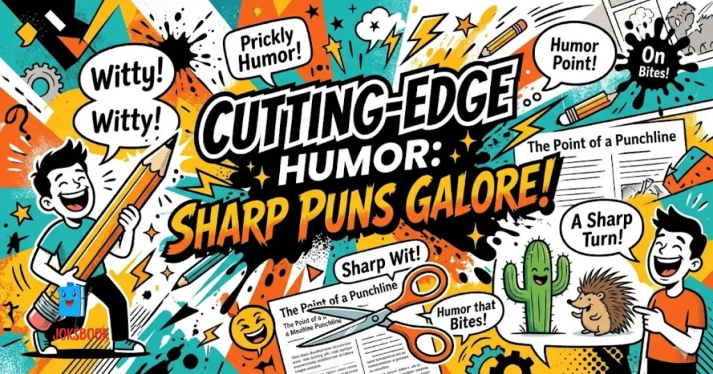 Cutting Edge Humor Sharp Puns Galore