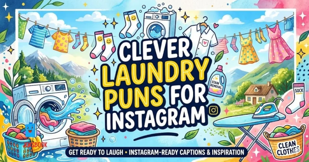 Clever Laundry Puns For Instagram