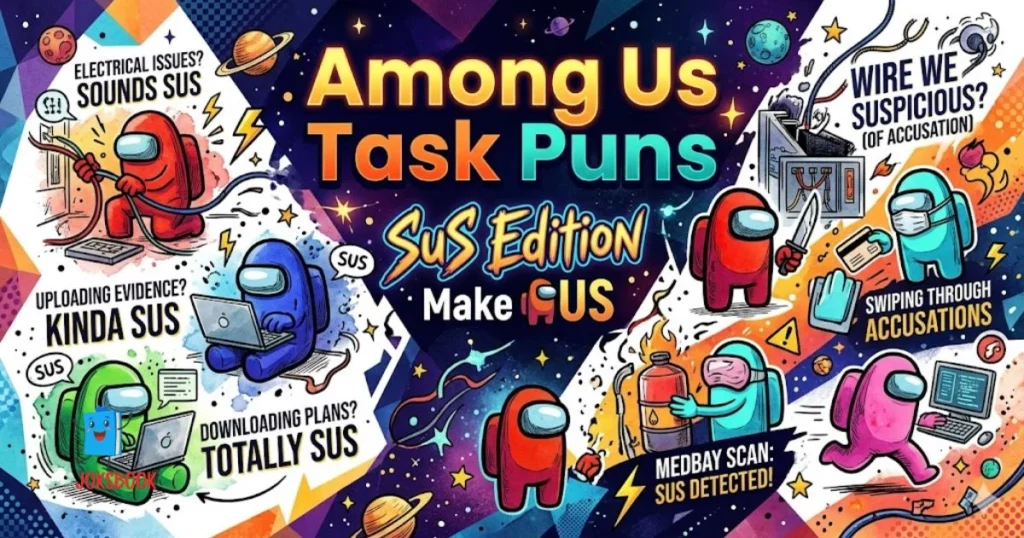 Among Us Task Puns