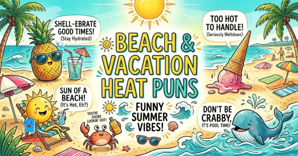 Beach And Vacation Heat Puns