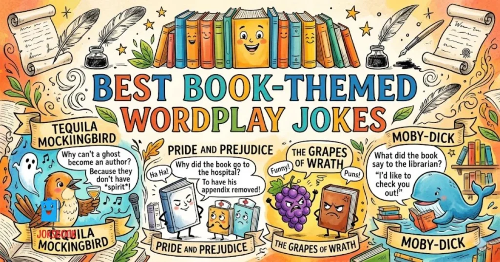 Best Book Themed Wordplay Jokes