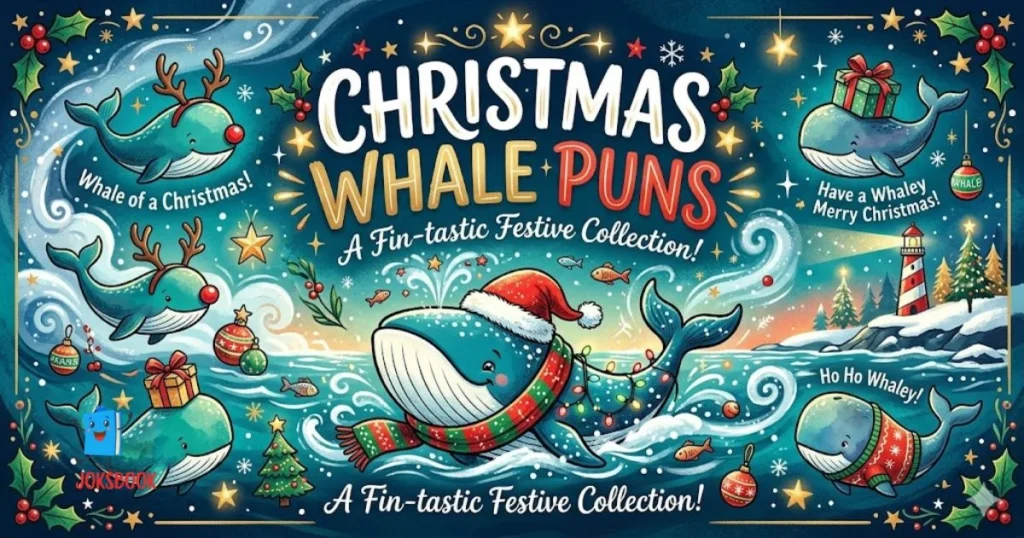 Christmas Whale Puns