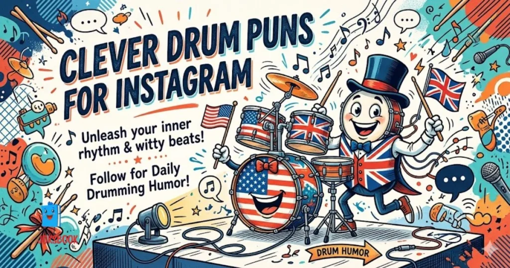 Clever Drum Puns For Instagram