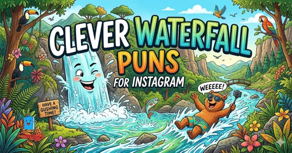 Clever Waterfall Puns For Instagram