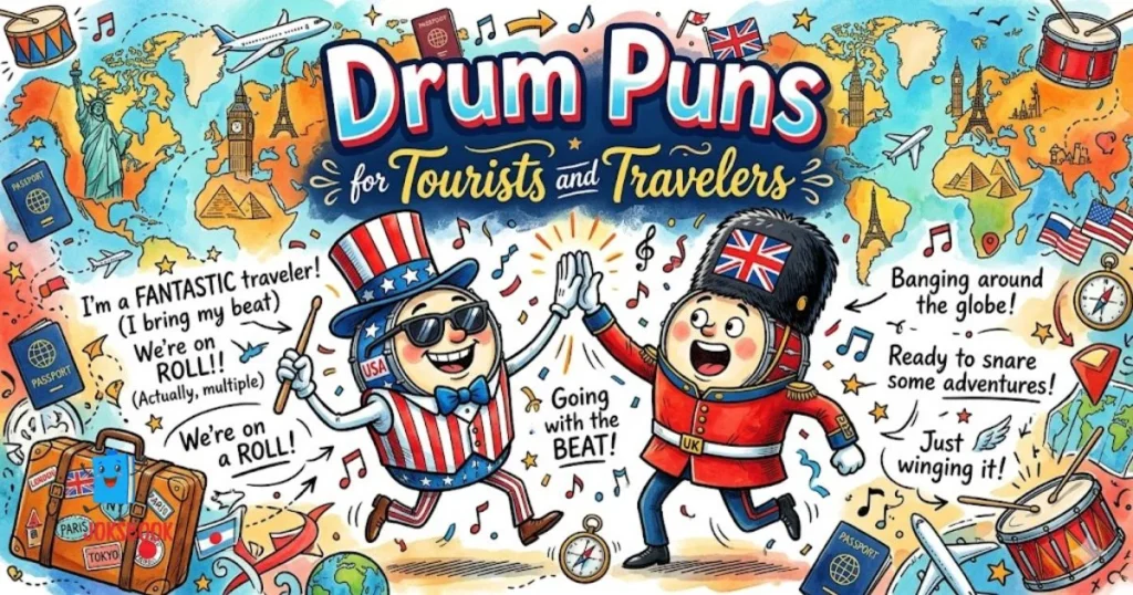 Drum Puns For Tourists And Travelers