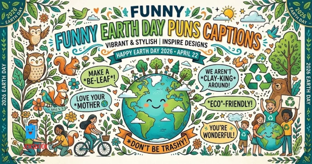 Funny Earth Day Puns Captions