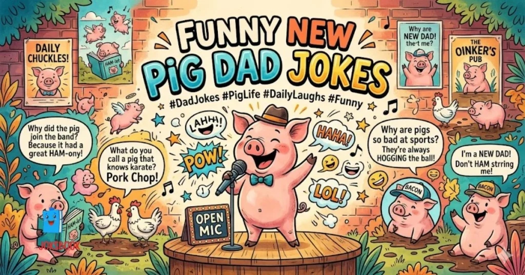 Funny New Pig Dad Jokes
