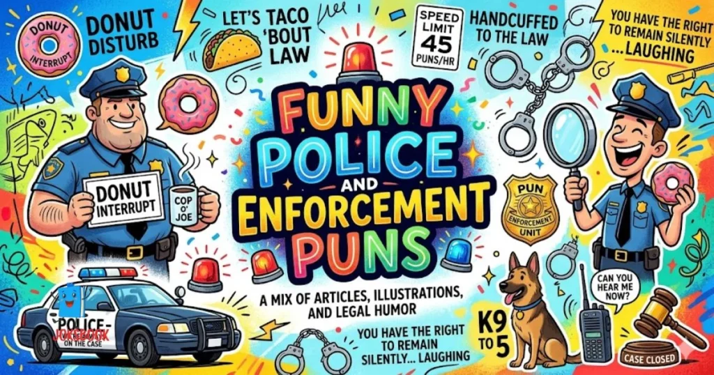 Funny Police And Enforcement Puns