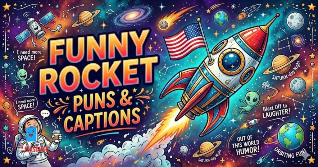 Funny Rocket Puns Captions