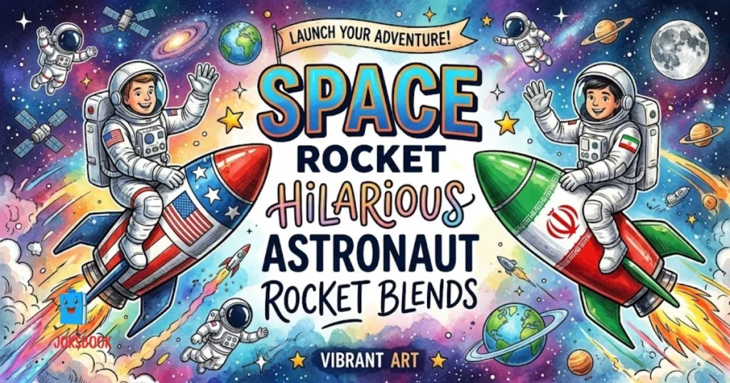 Hilarious Astronaut Rocket Blends