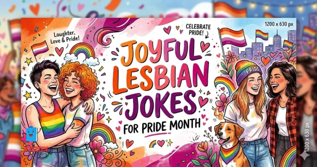 Joyful Lesbian Jokes For Pride Month