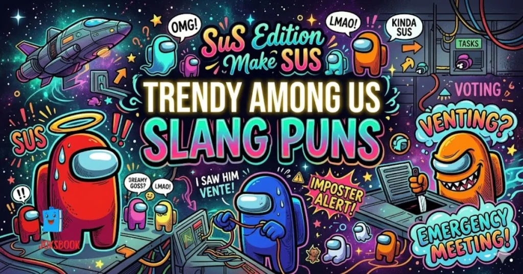 Trendy Among Us Slang Puns