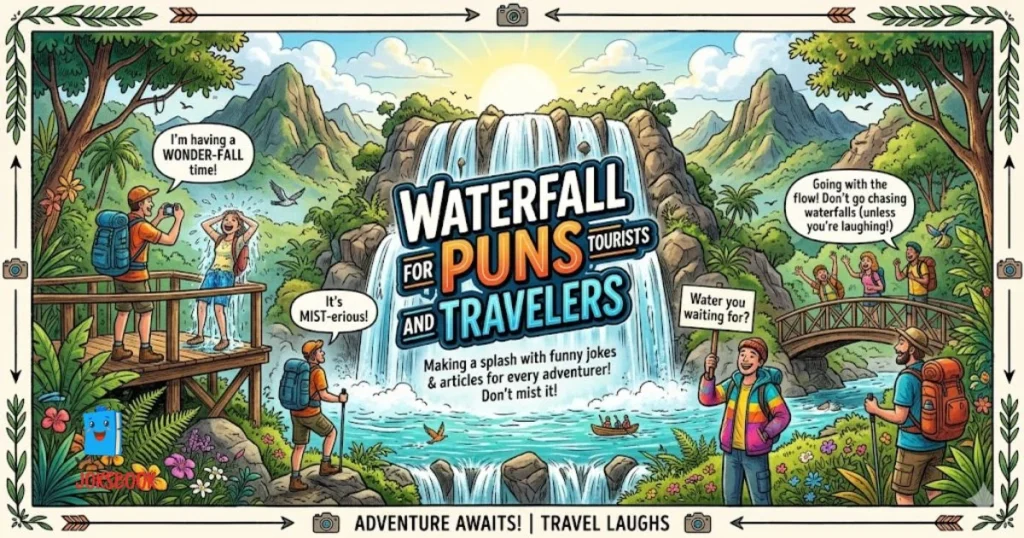 Waterfall Puns For Tourists And Travelers
