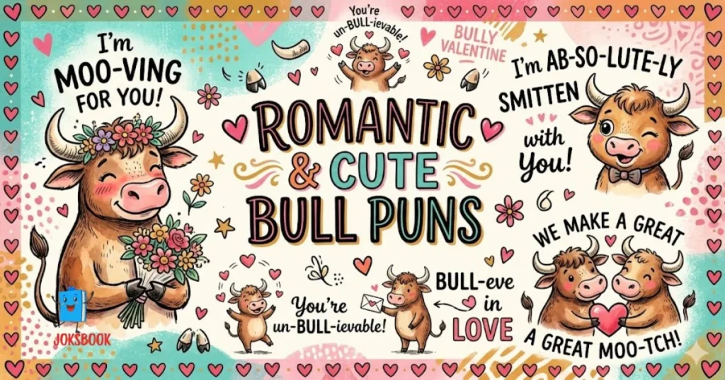 💕 Romantic And Cute Bull Puns
