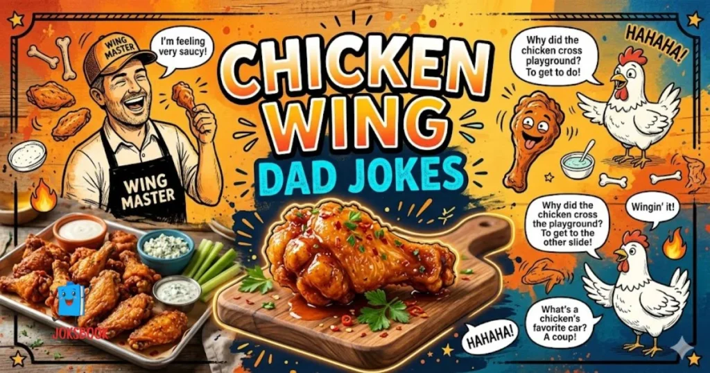 Chicken Wing Dad Jokes