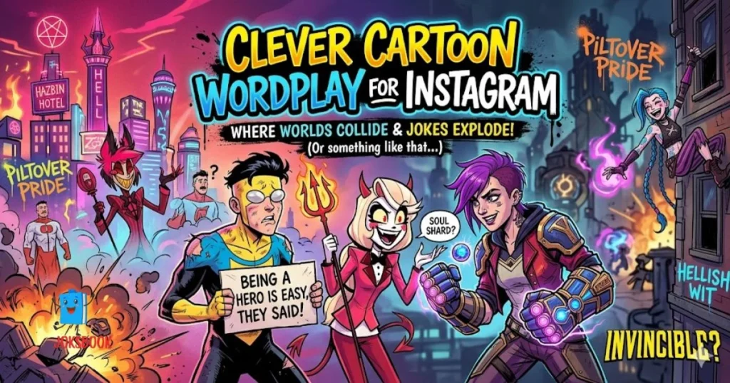 Clever Cartoon Wordplay For Instagram