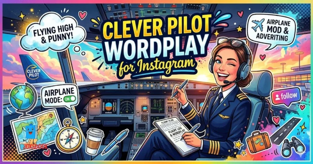 Clever Pilot Wordplay For Instagram