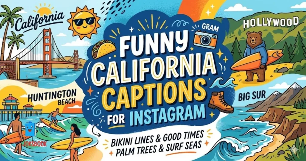 Funny California Captions For Instagram