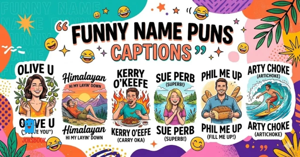 Funny Name Puns Captions